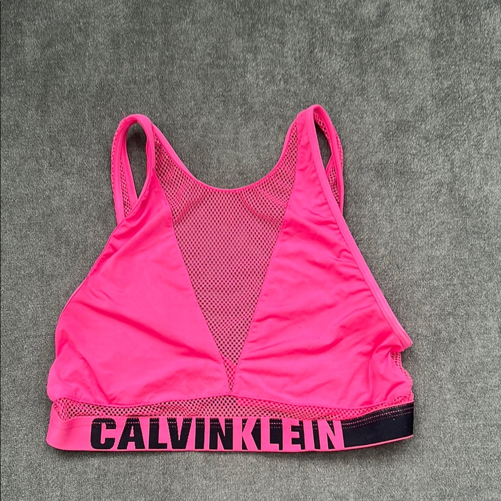 Calvin Klein Pink Sports Bra